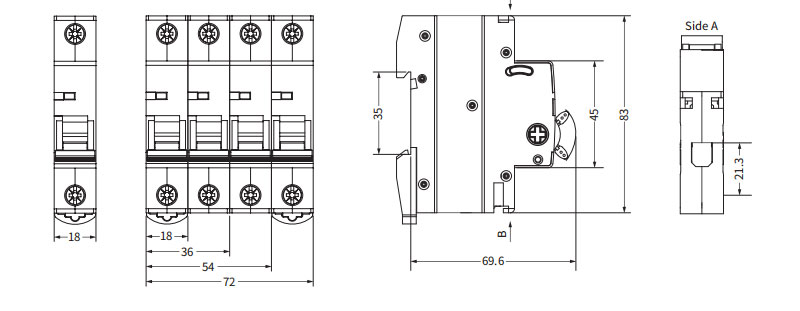 Isolation Switch Supplier_EKD2-125 Isolation Switch Drawing