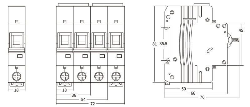 Miniature Circuit Breaker Manufacturer_Miniature Circuit Breaker Drawing