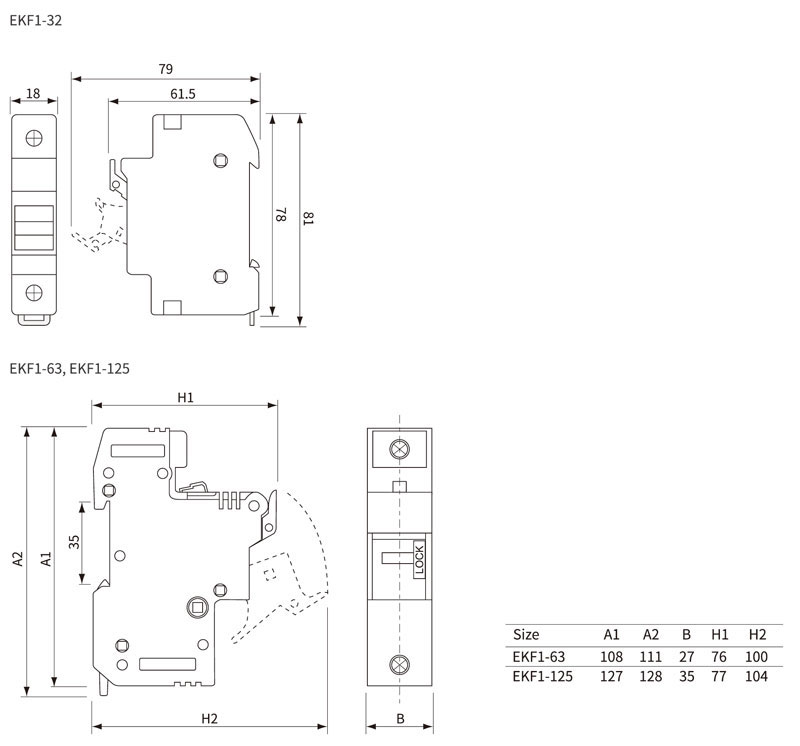 Modular Fuse Base Supplier_Modular Fuse Base Drawing